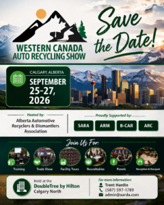 Western Canada Auto Recycling Show poster